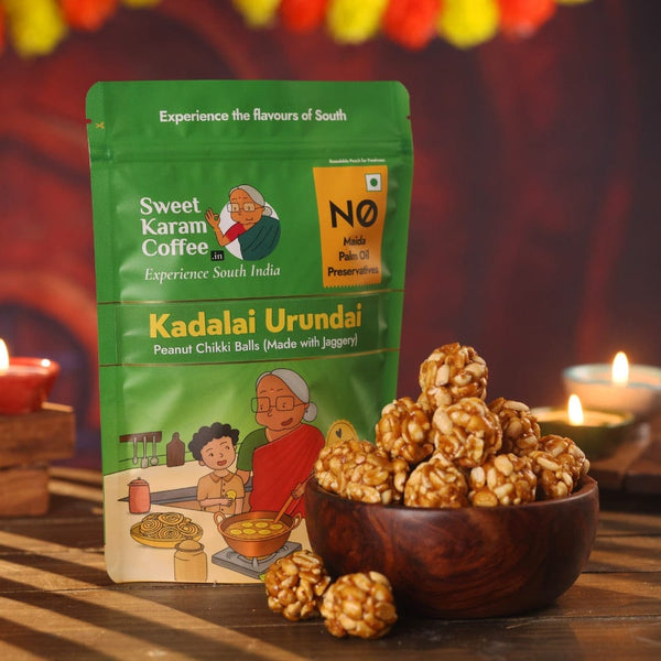 Peanut Chikki Laddu (Kadalai Urundai)  - Free Shipping Across India
