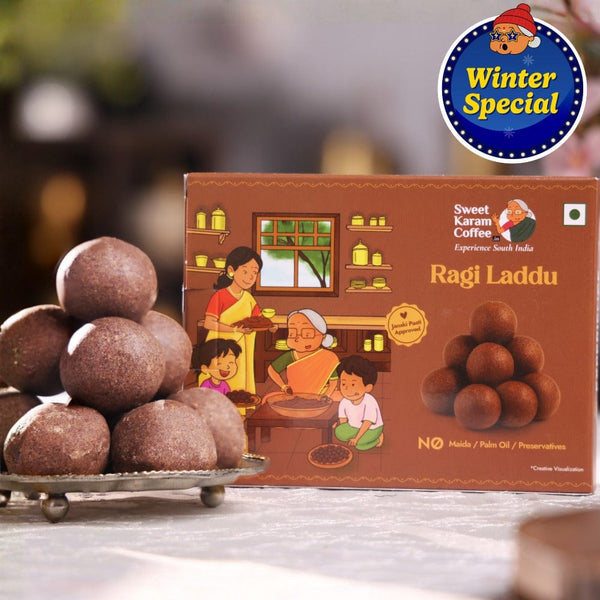 Ragi Laddu - Sweet Karam Coffee