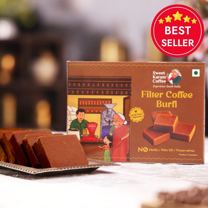 Filter Coffee Burfi - Sweet Karam Coffee