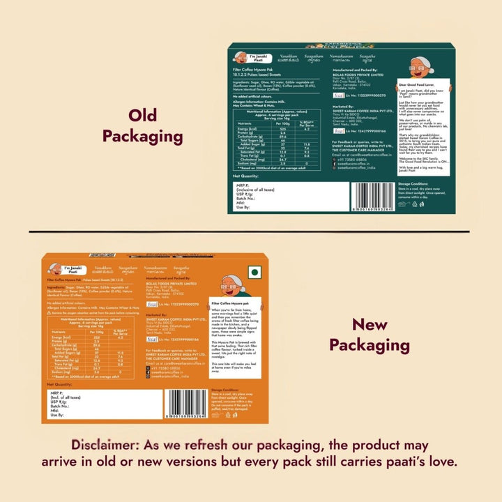 Filter Coffee Mysorepak - Sweet Karam Coffee