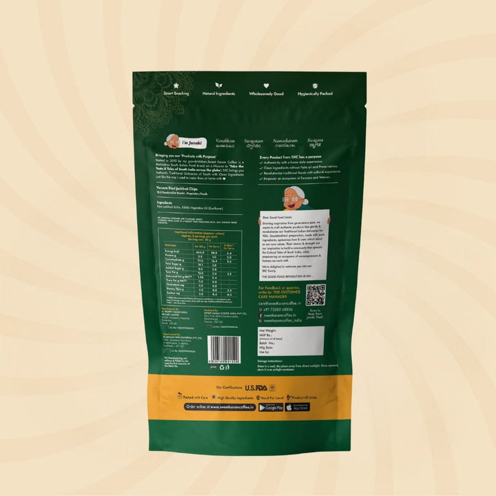 Ripe Jackfruit Chips - Vacuum Fried  - Free Shipping Across India