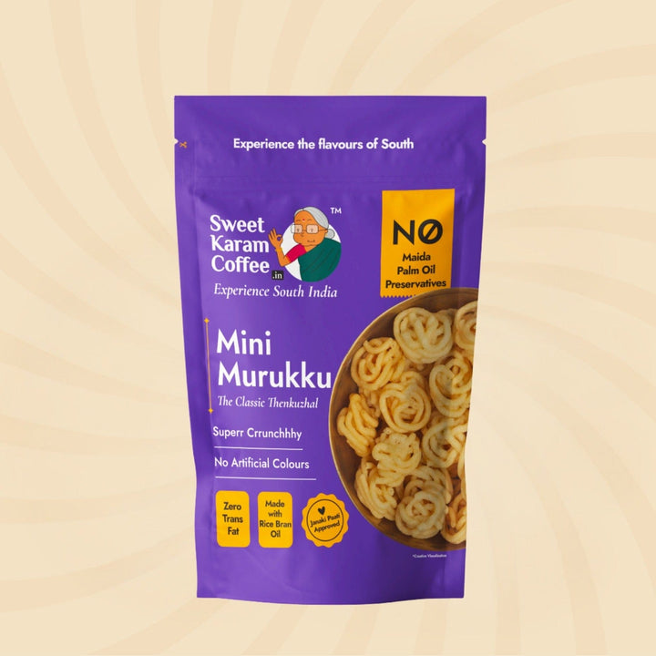 Mini Murukku (Oosi Thenkuzhal)  - Free Shipping Across India