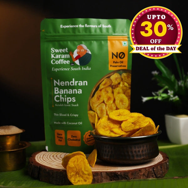 Kerala Banana Chips (100% Coconut Oil) - Sweet Karam Coffee