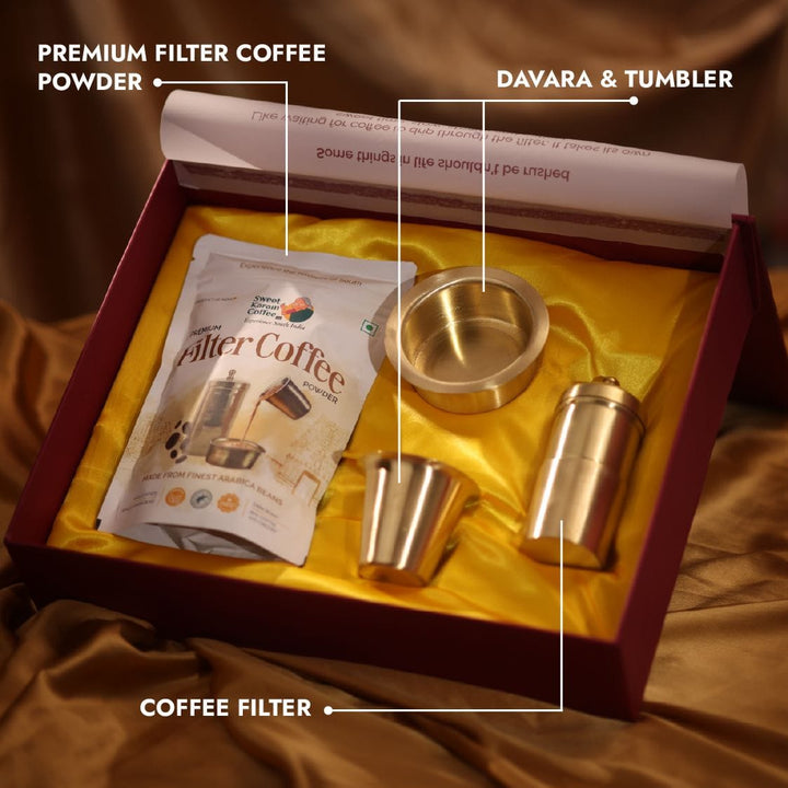 Premium Filter Coffee Gift Box - Sweet Karam Coffee