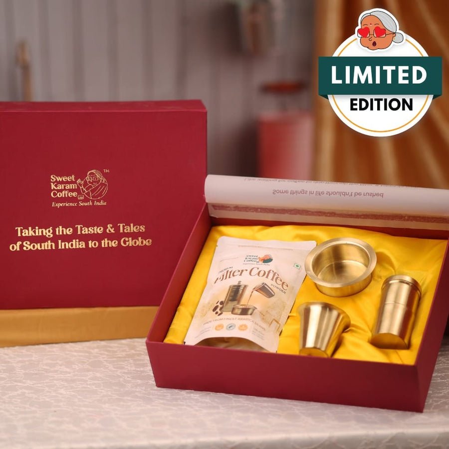 Premium Filter Coffee Gift Box - Sweet Karam Coffee