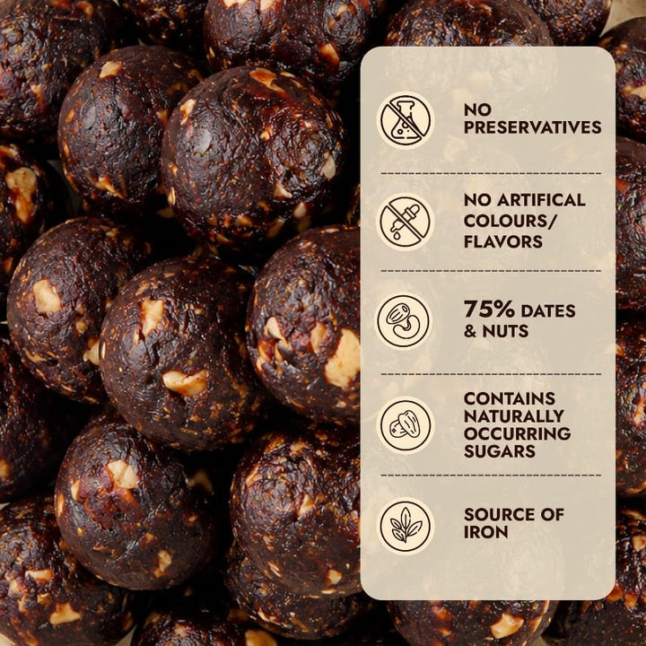 Dates Laddu (Choco Dry Fruit) - Sweet Karam Coffee