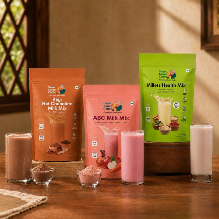 Milk Mix Combo - No White Sugar - Sweet Karam Coffee