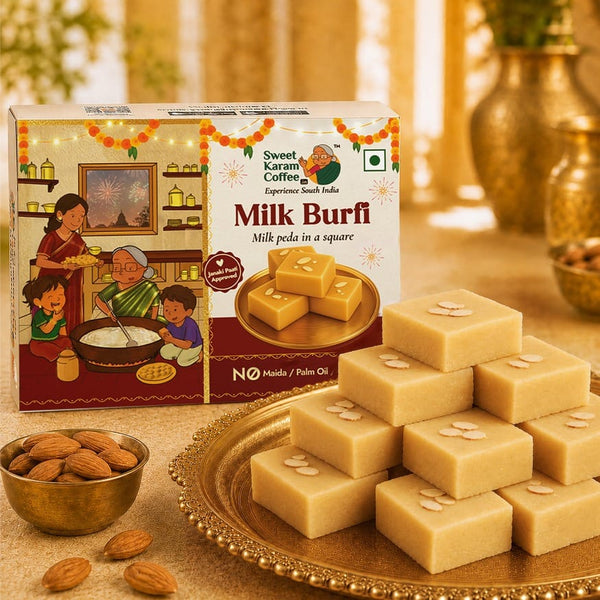 Milk Burfi - Sweet Karam Coffee