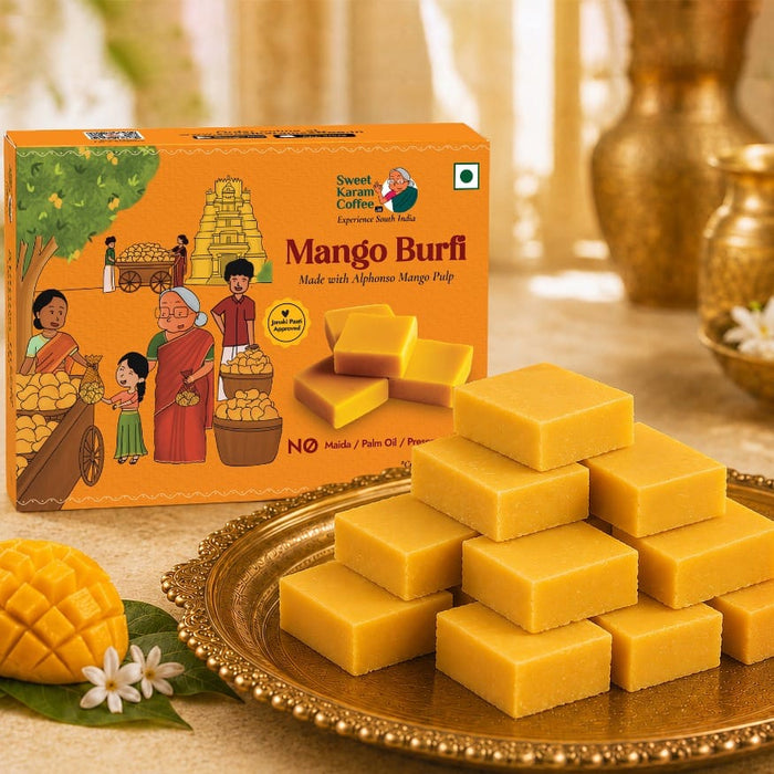 Mango Burfi - Sweet Karam Coffee