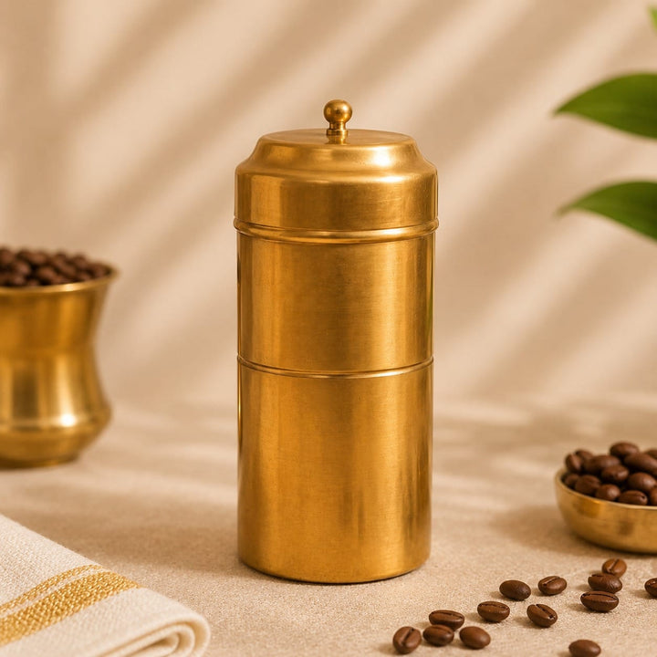 Brass Coffee Filter (For Brewing) - Sweet Karam Coffee