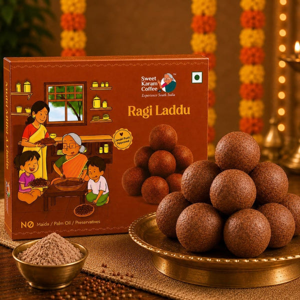 Ragi Laddu - Sweet Karam Coffee