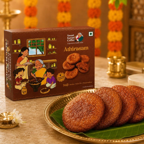 Athirasam (Traditional Jaggery Sweet) - Sweet Karam Coffee