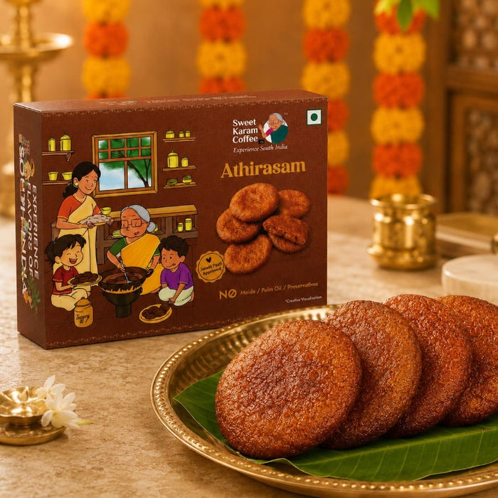 Athirasam (Traditional Jaggery Sweet) - Sweet Karam Coffee