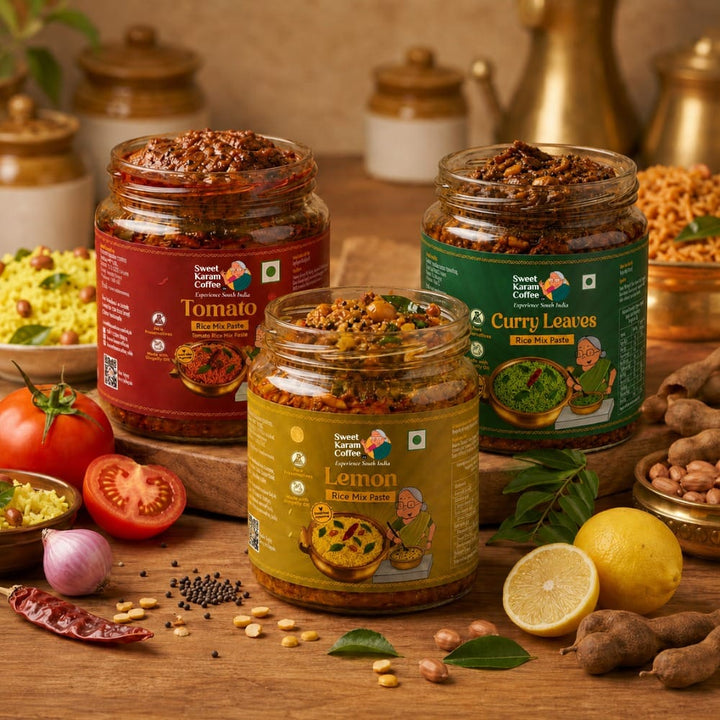 Rice Mix Paste Combo (Ready in Minutes⏱️) - Sweet Karam Coffee