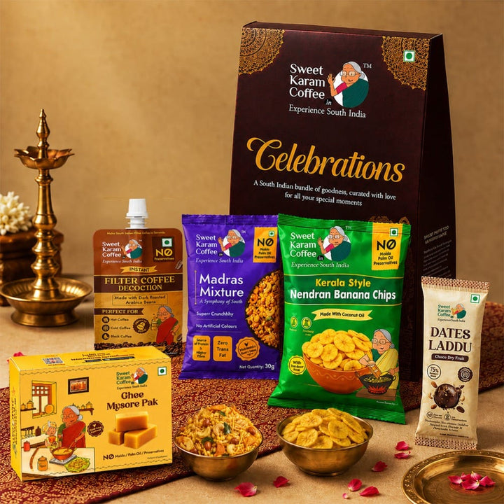 Vishesham - Signature South Hamper (M) - Sweet Karam Coffee