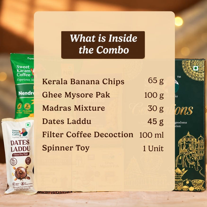 Vishesham - Signature South Hamper (M) - Sweet Karam Coffee