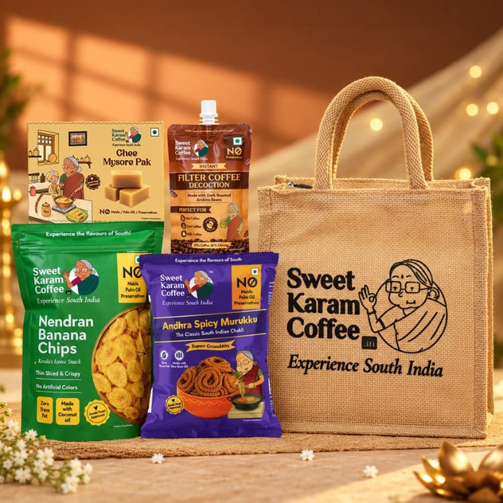 With Thanks – Jute Gift Bag (S) - Sweet Karam Coffee