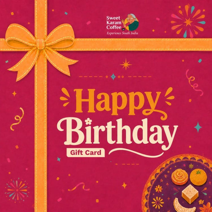Happy Birthday E-Gift Card 🎂 - Sweet Karam Coffee