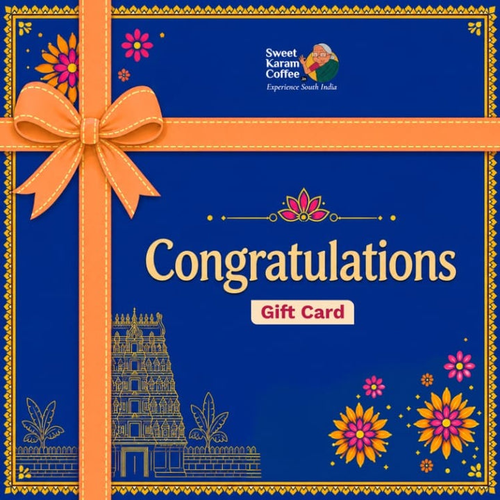 Congratulations E-Gift Card 🎉 - Sweet Karam Coffee