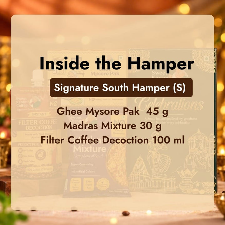 Vanakkam - Signature South Hamper (S) - Sweet Karam Coffee