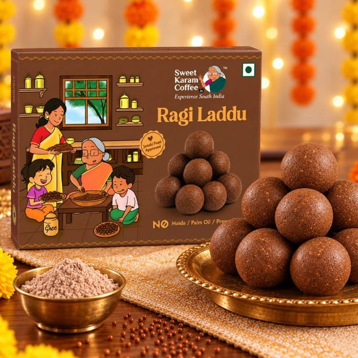 Ragi Laddu - Sweet Karam Coffee