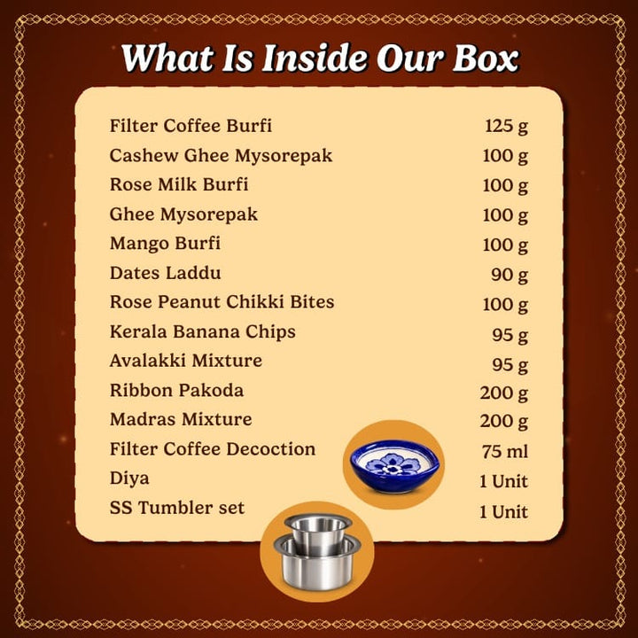Diwali Grand Trunk Box (Premium) - Sweet Karam Coffee
