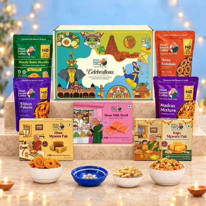 Diwali Budget-Friendly Gift Box - Sweet Karam Coffee