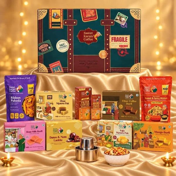 Diwali Grand Trunk Box (Premium) - Sweet Karam Coffee