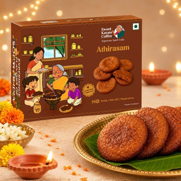 Athirasam (Traditional Jaggery Sweet) - Sweet Karam Coffee