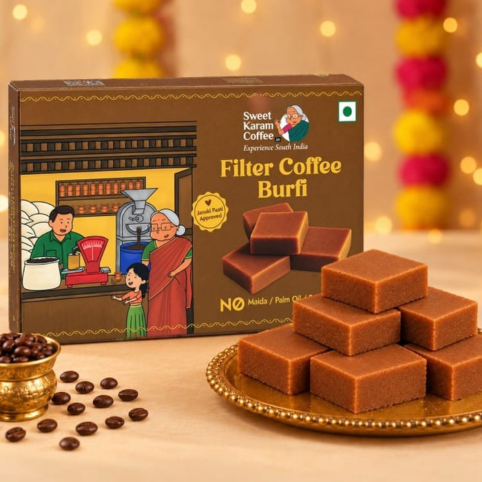 Filter Coffee Burfi - Sweet Karam Coffee