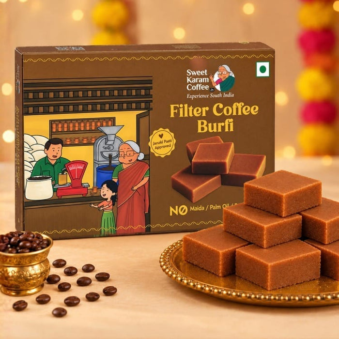Filter Coffee Burfi - Sweet Karam Coffee