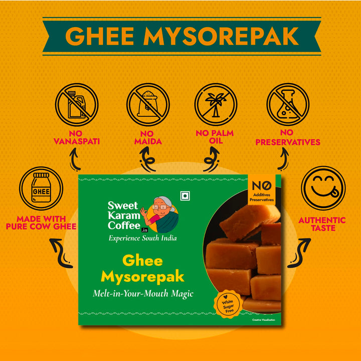 Ghee Mysorepak (Soft)  - Free Shipping Across India