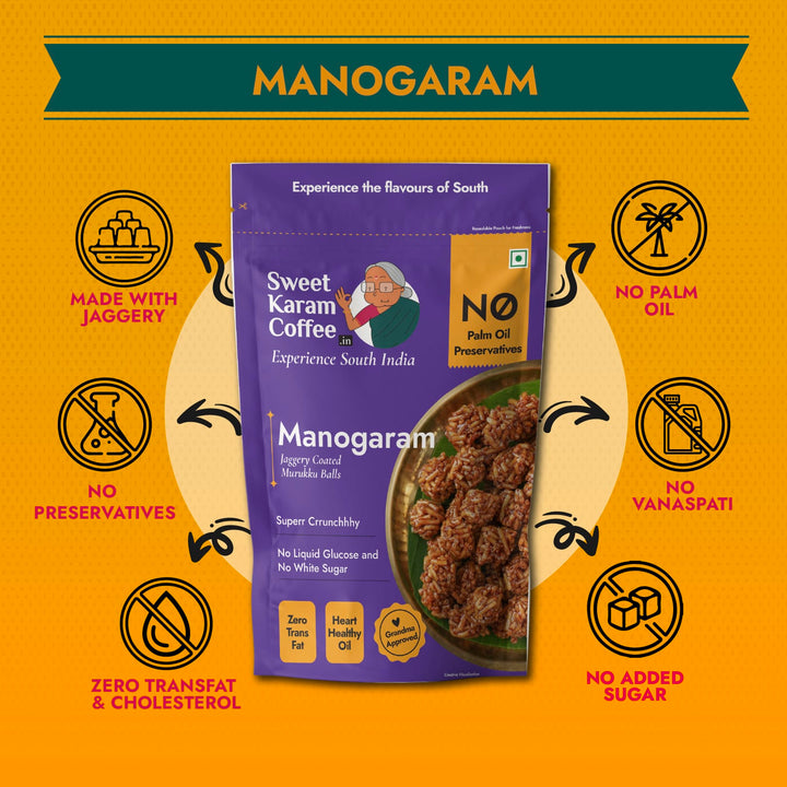 Manogaram (Sweet Murukku)  - Free Shipping Across India