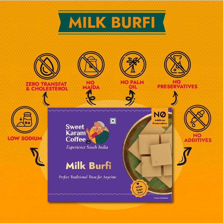 Milk Burfi  - Free Shipping Across India