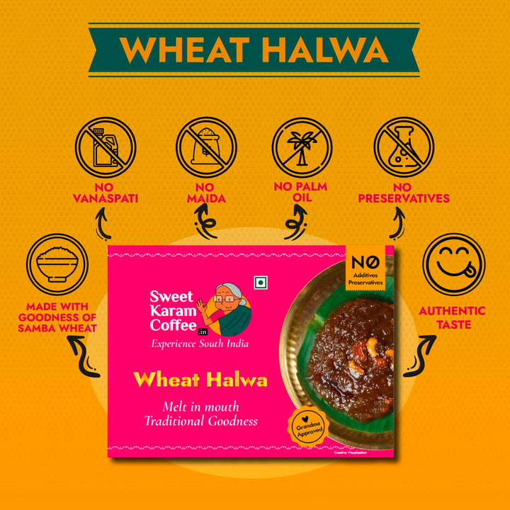 Wheat Halwa  - Free Shipping Across India