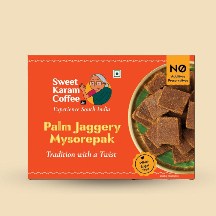 Palm Jaggery (Karupatti) Mysorepak  - Free Shipping Across India