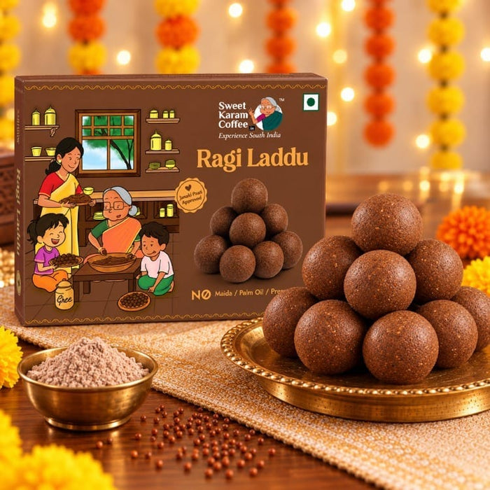 Ragi Laddu - Sweet Karam Coffee