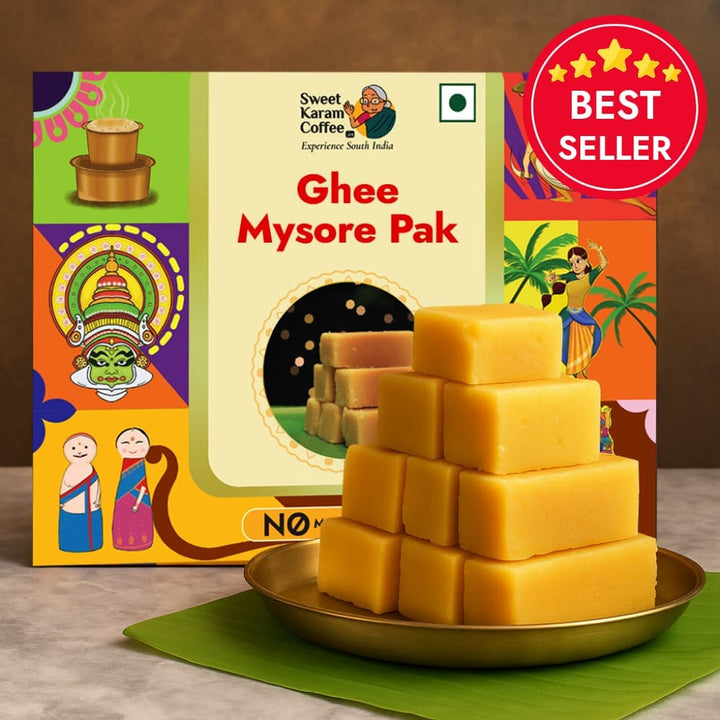 Ghee Mysorepak (Soft) - Sweet Karam Coffee