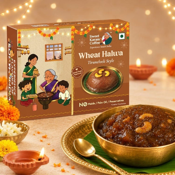 Tirunelveli Wheat Halwa - Sweet Karam Coffee